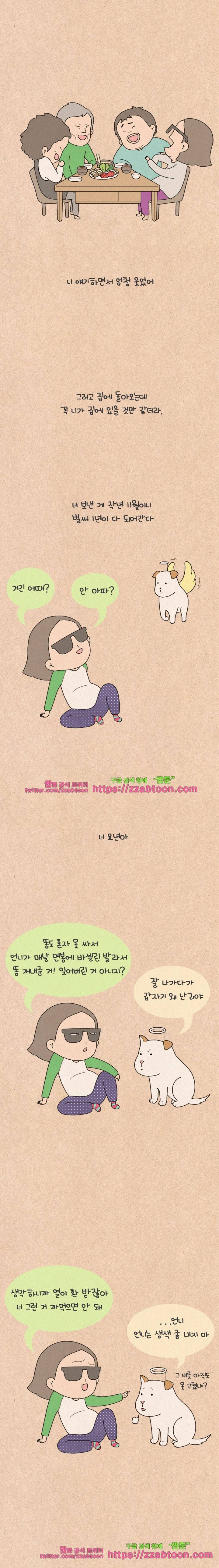 퀴퀴한 일기-138. 흰둥이에게 3