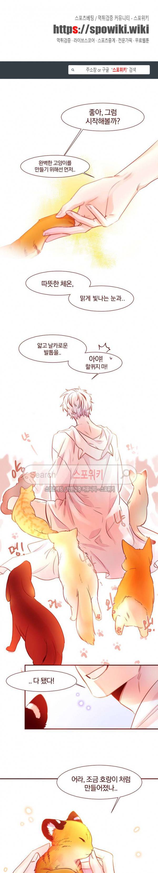 골판지 상자 안 고양이씨 1화 1