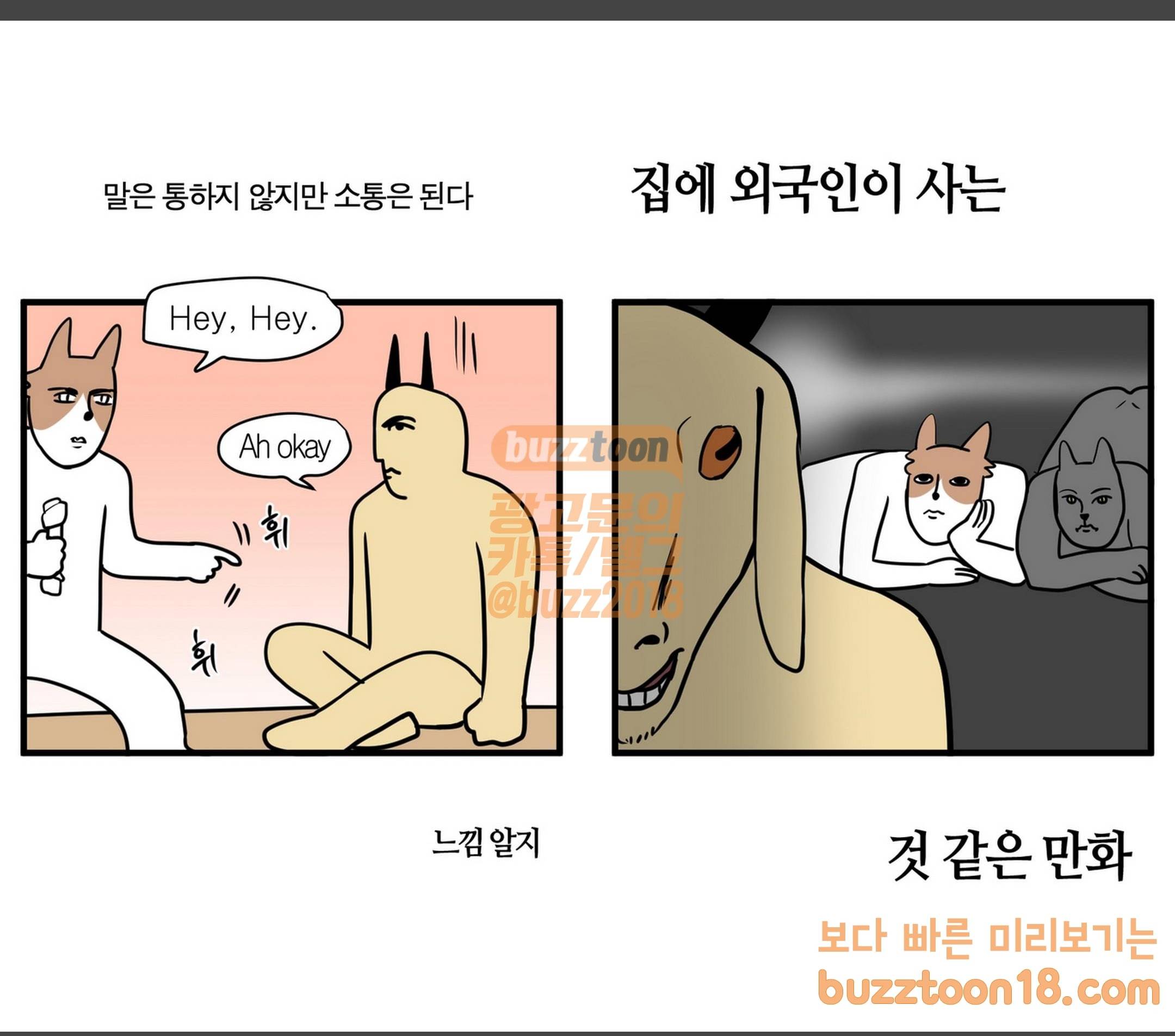 모죠의 일지 집에 외국인이 사는 것 같은 만화 5