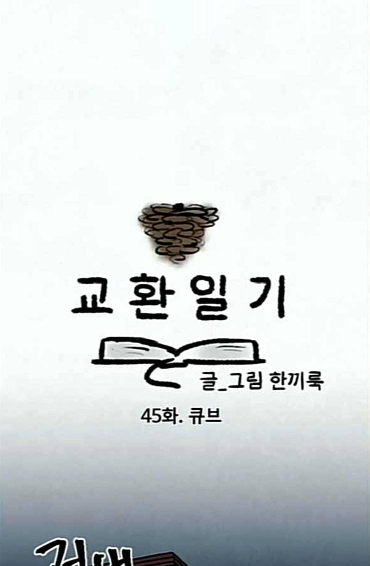 교환일기 45화 큐브 3