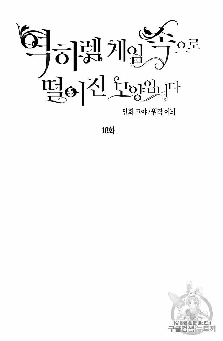 역하렘 게임 속으로 떨어진 모양입니다 18화 4