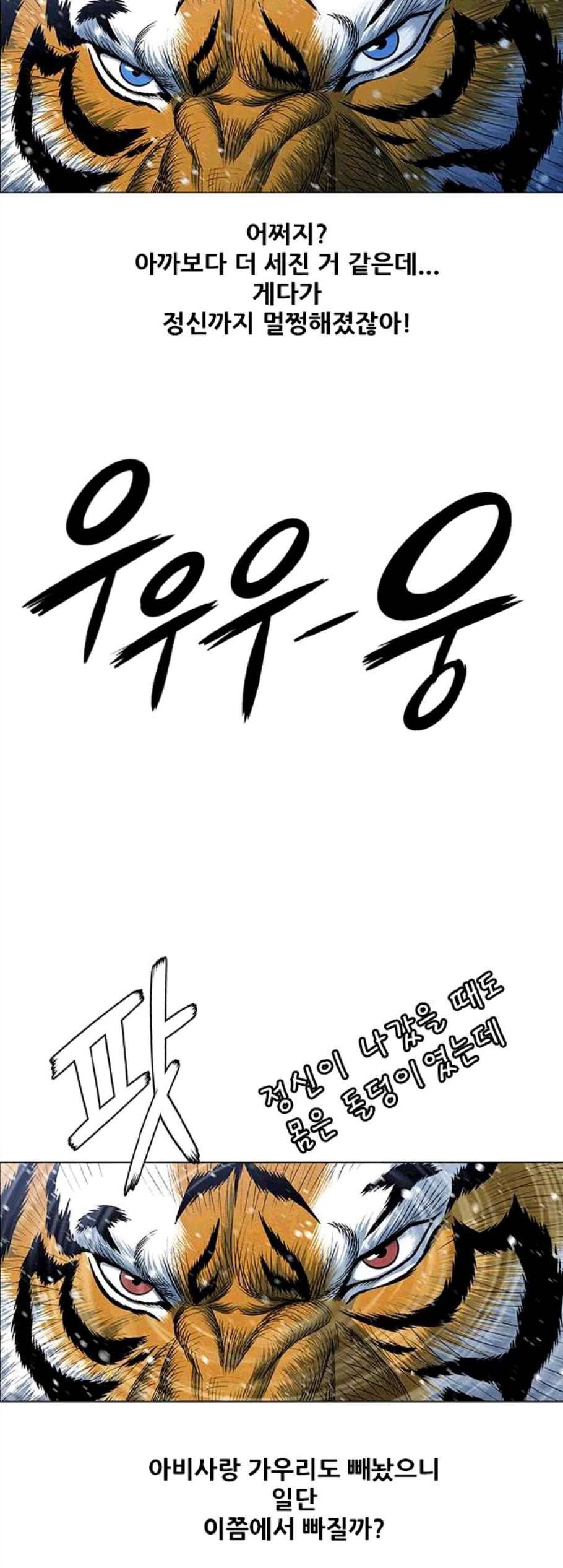 호랑이형님 2부 207화 흰눈썹 대 빠르2 13