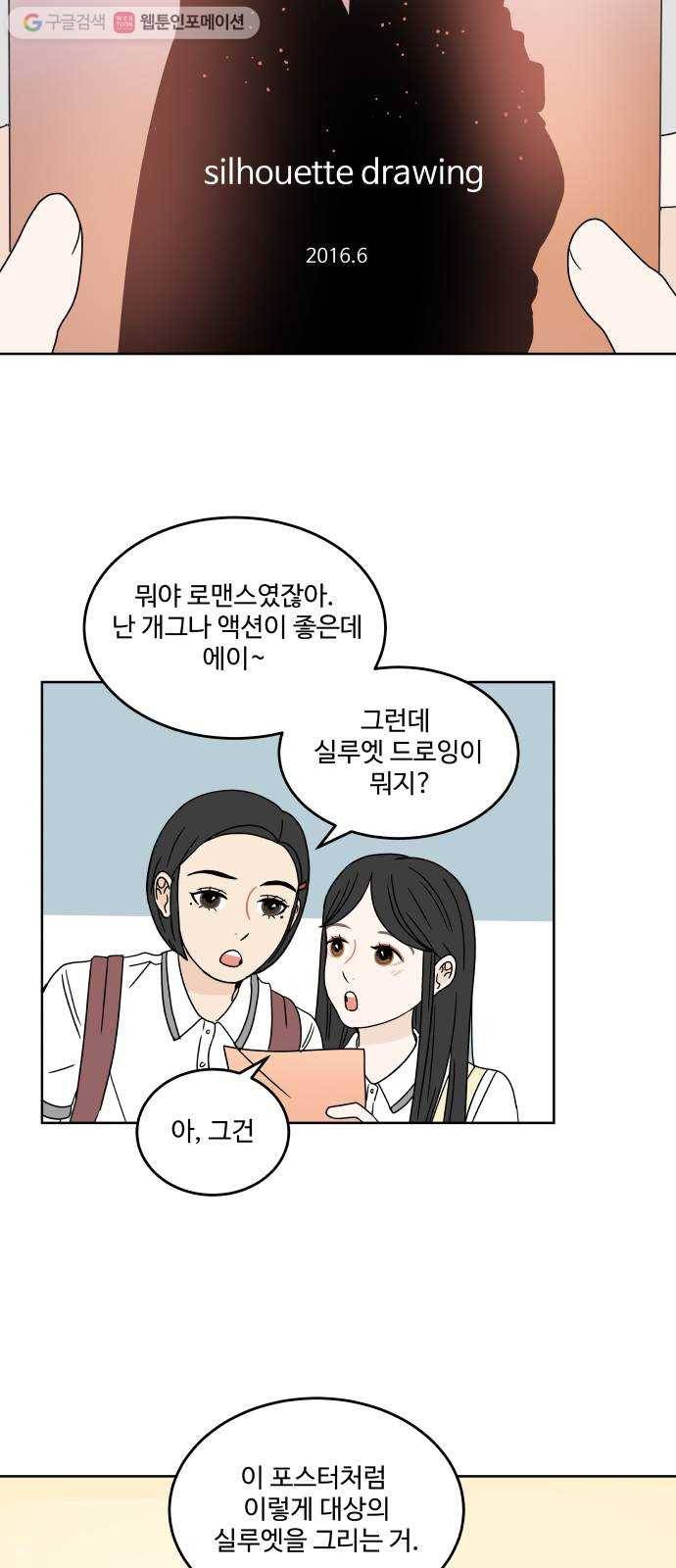 걸어서 30분 28화 실루엣 드로잉 3