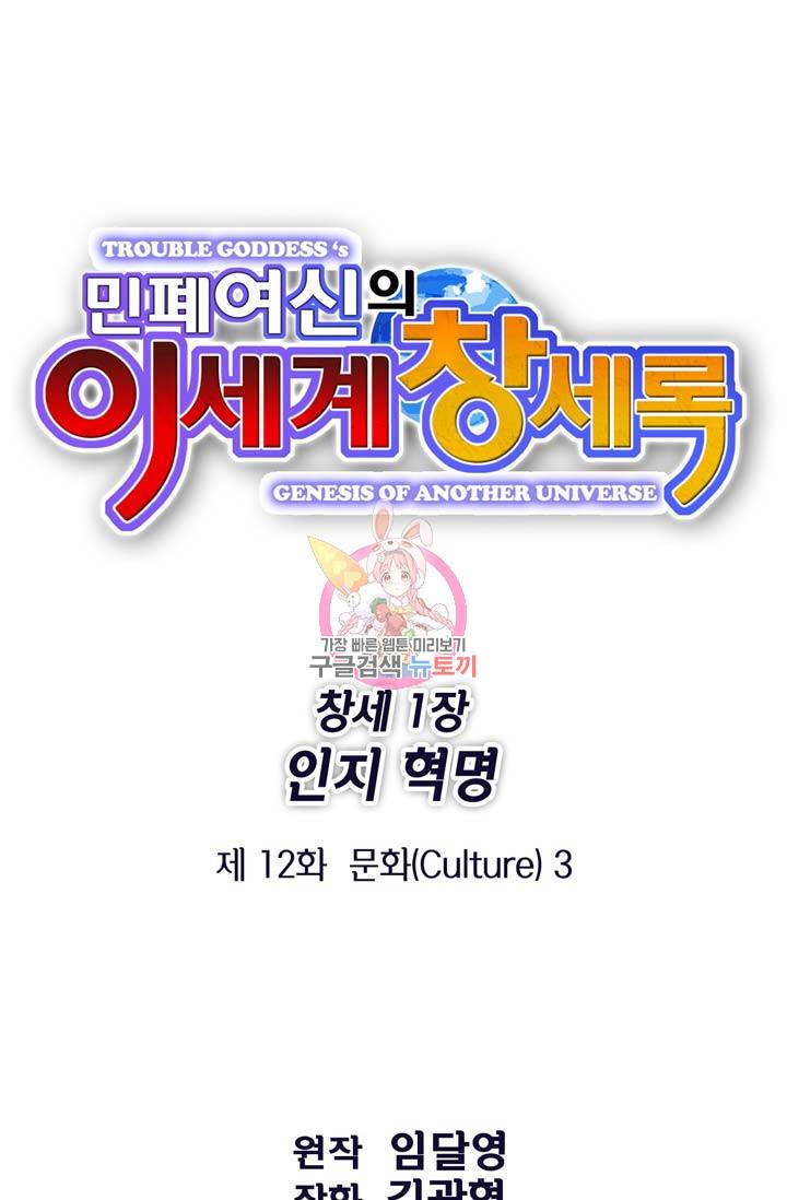 민폐 여신의 이세계 창세록 제 12화. 문화 (3) 1
