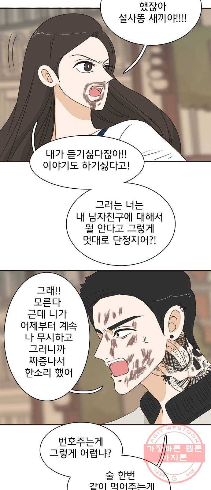 나의 플랏메이트 43화 유건 vs 강주혁 42