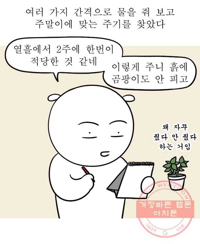 독립일기 시즌2 58화 식물을 키운다는 것 8