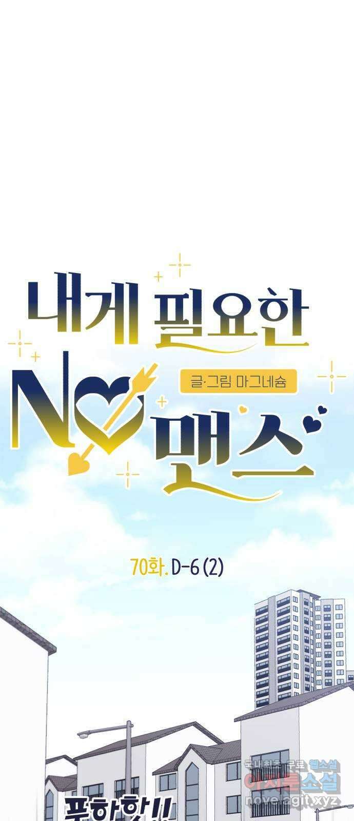 내게 필요한 NO맨스 70화. D-6(2) 6