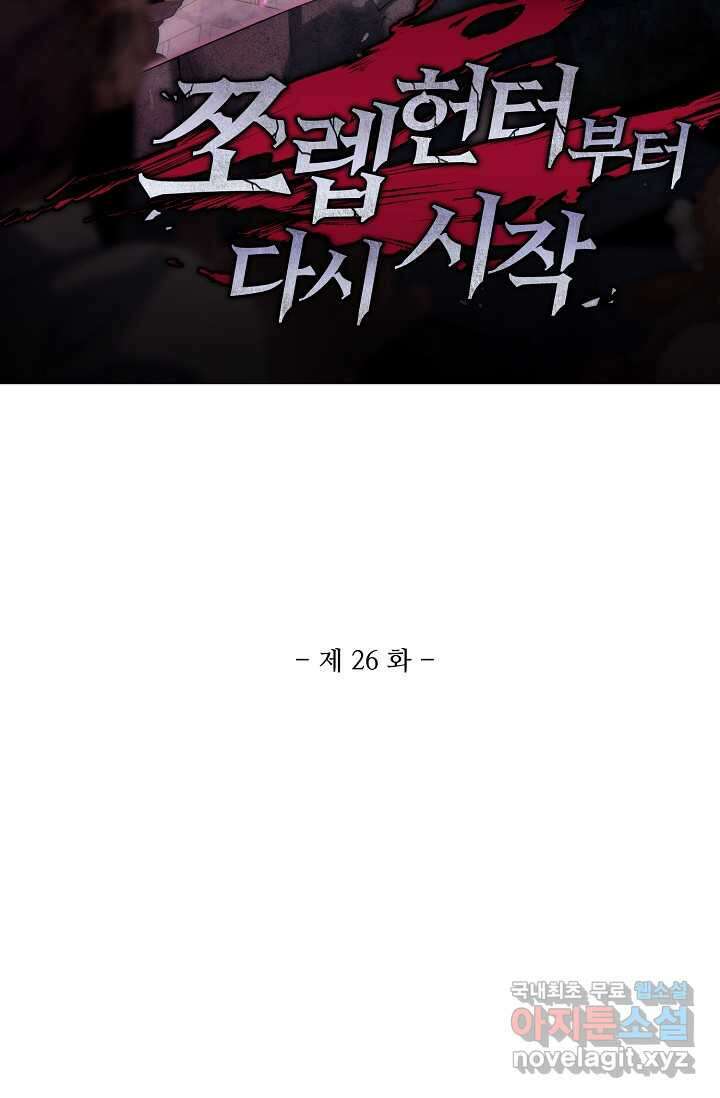 쪼렙 헌터부터 다시 시작 26화 2