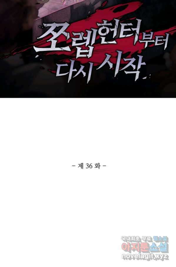 쪼렙 헌터부터 다시 시작 36화 2