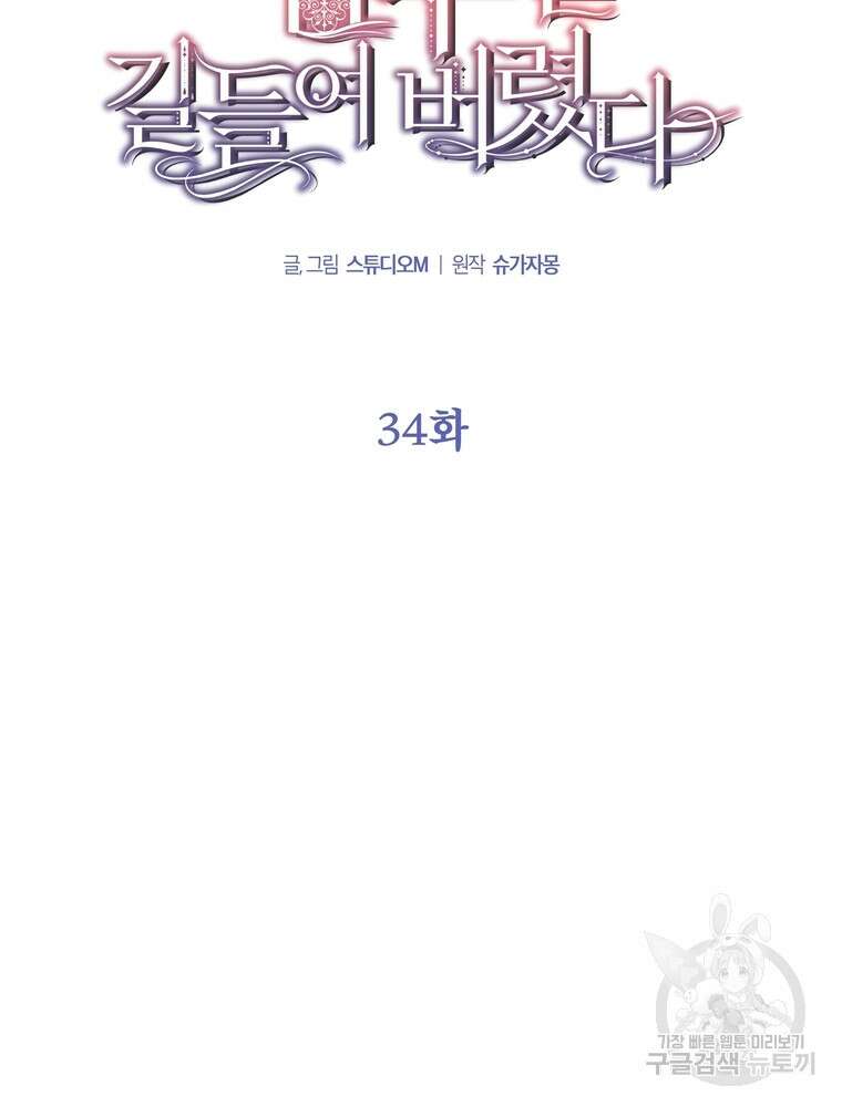 나를 죽일 남주를 길들여버렸다 34화 9