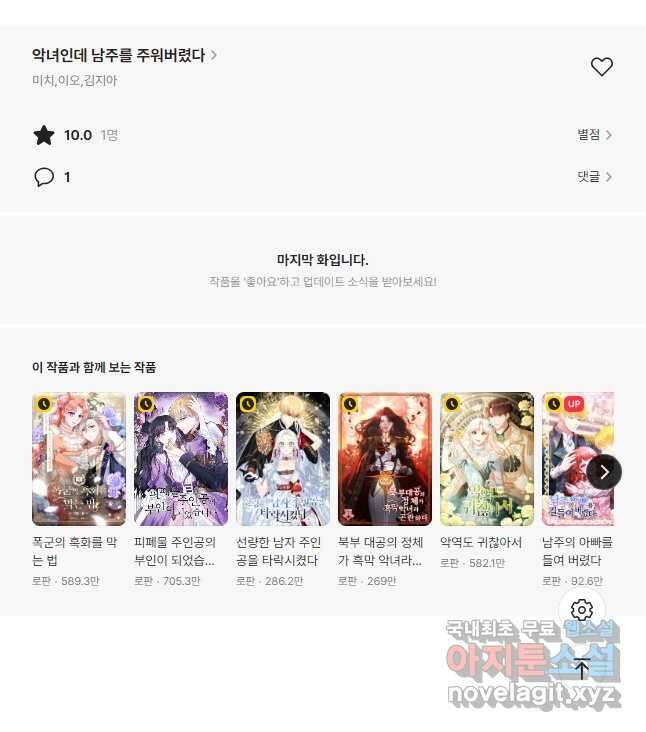 악녀인데 남주를 주워버렸다 64화 70