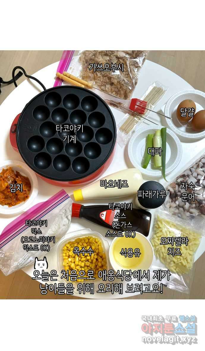애옹식당 96화 오늘은 내가 타코야키 요리사! 17