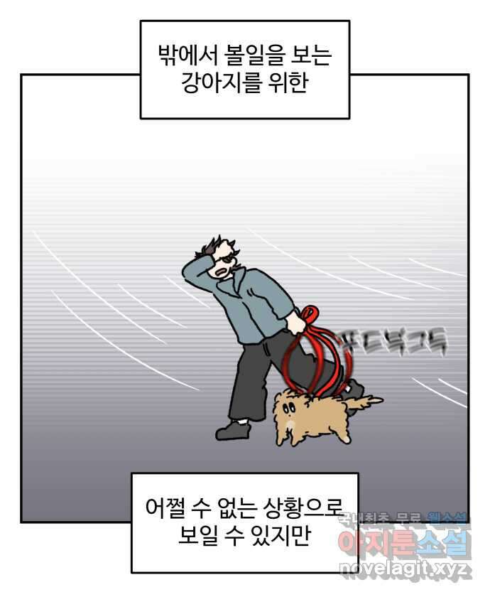강아지는 멍멍하고 짖지 않아! 49화 - 산책 강행견 1 14