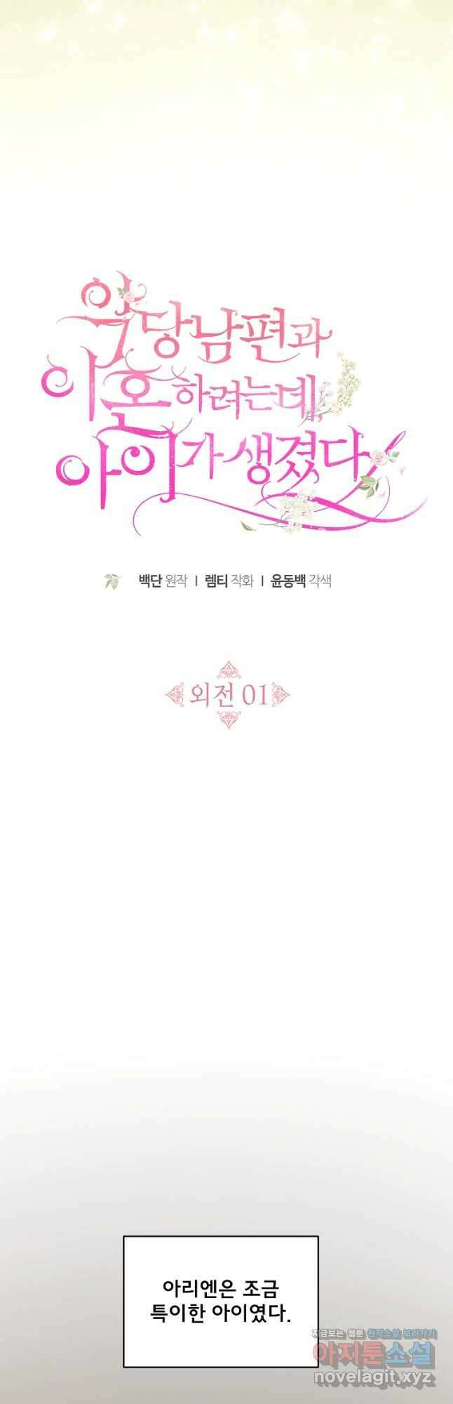 악당 남편과 이혼하려는데, 아이가 생겼다 외전 1화 7