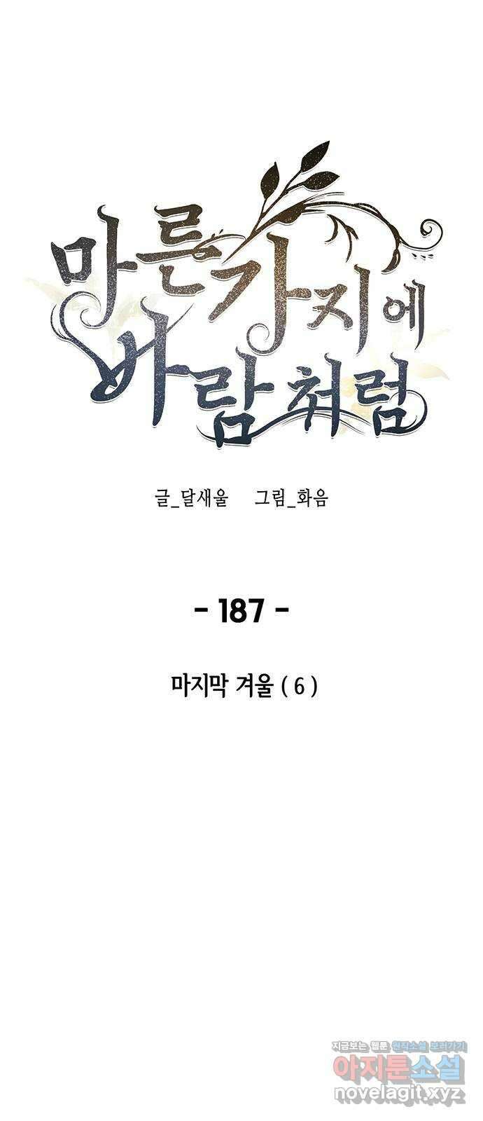 마른 가지에 바람처럼 187화 마지막 겨울 (6) 36