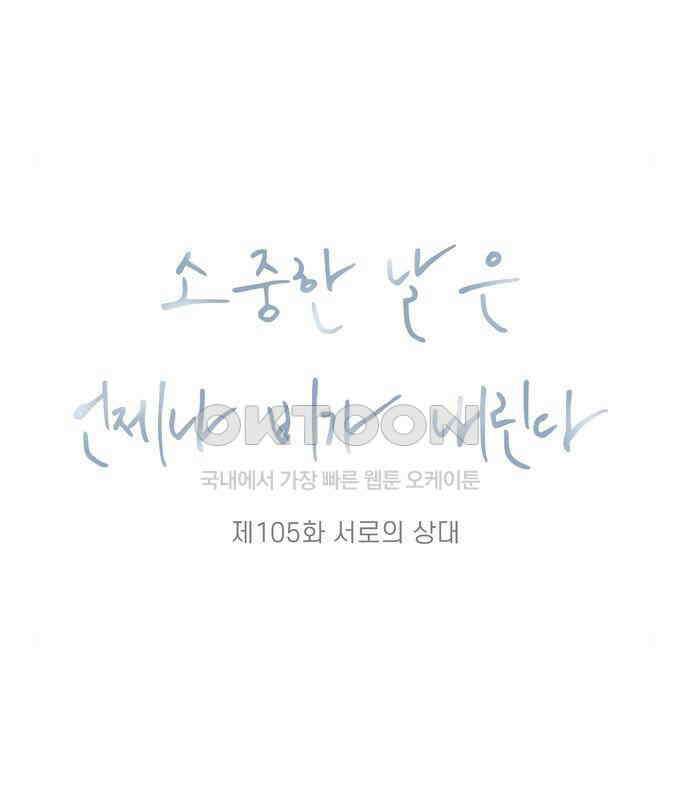 소중한 날은 언제나 비가 내린다 제105화 서로의 상대 11