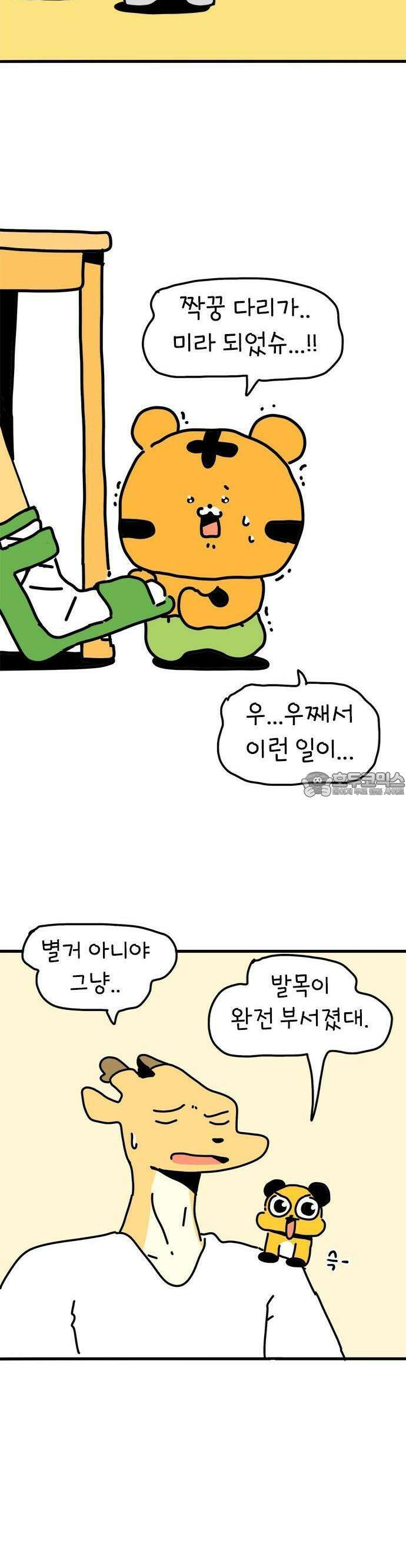 소심한 호랭이 코코 30화 짝꿍 바꾸는 날 (1) 5