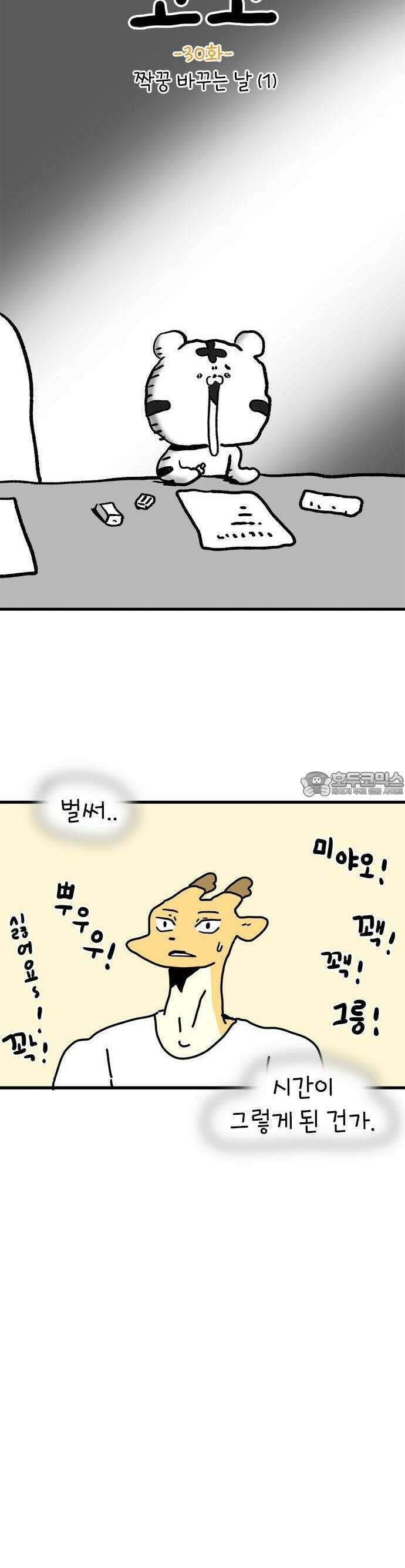 소심한 호랭이 코코 30화 짝꿍 바꾸는 날 (1) 15
