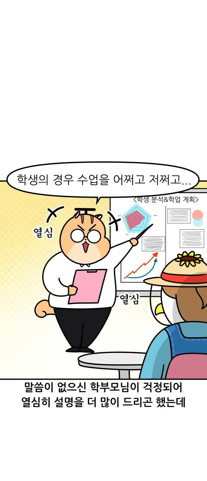 K학원 생존기 95화 - 학부모 상담(chill형) 14
