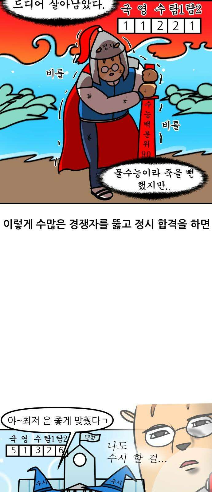 K학원 생존기 102화 - 정시란 무엇인가 17