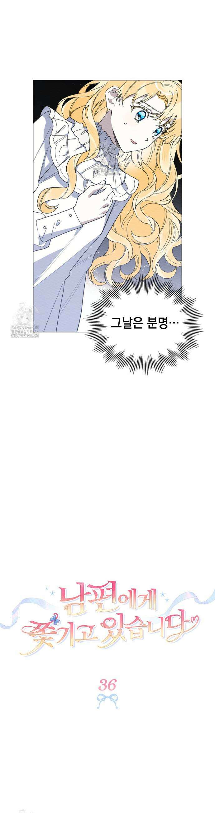남편에게 쫓기고 있습니다 36화 2