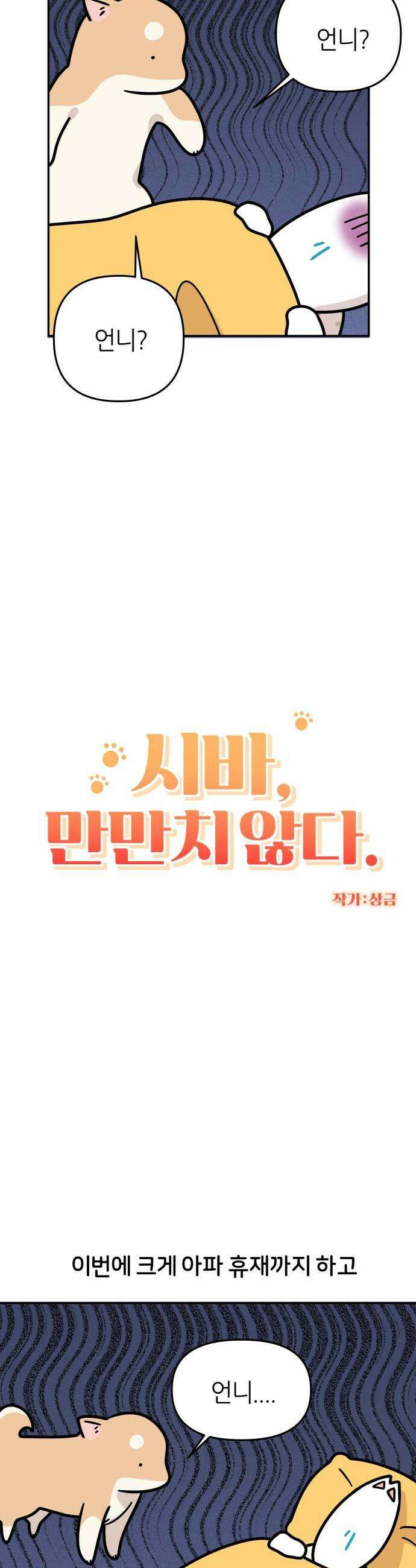 시바, 만만치 않다 89화 상동이의 간호 3