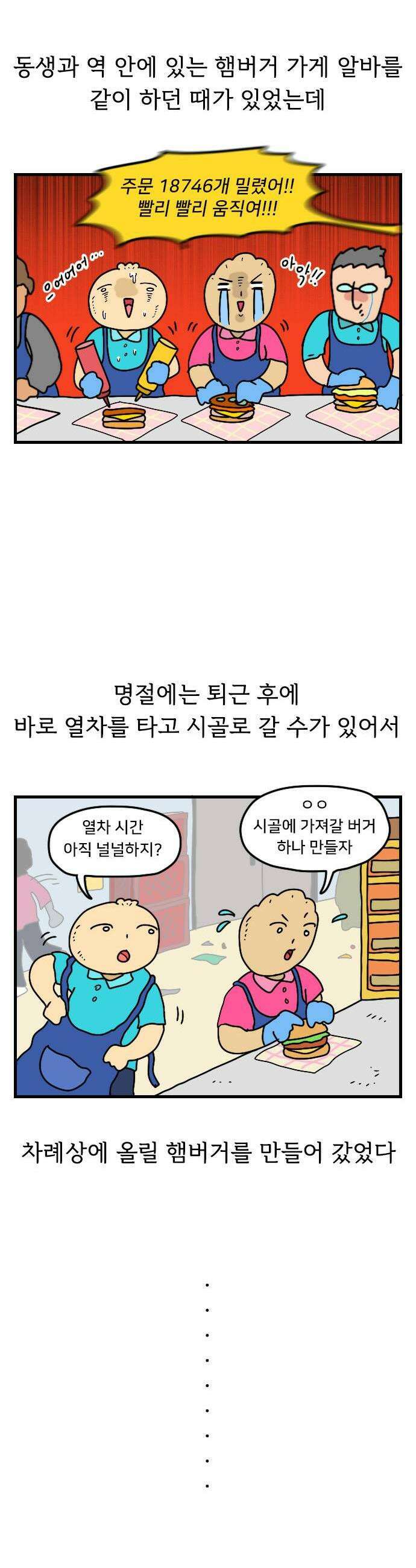 만두 생활기록부 61 만두네명절 3