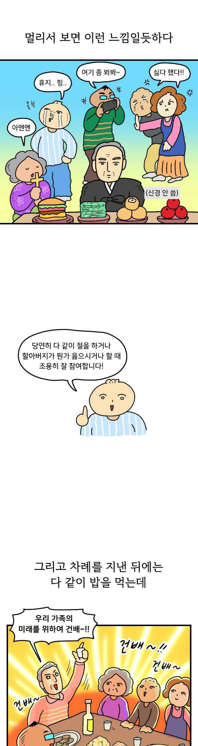 만두 생활기록부 61 만두네명절 9