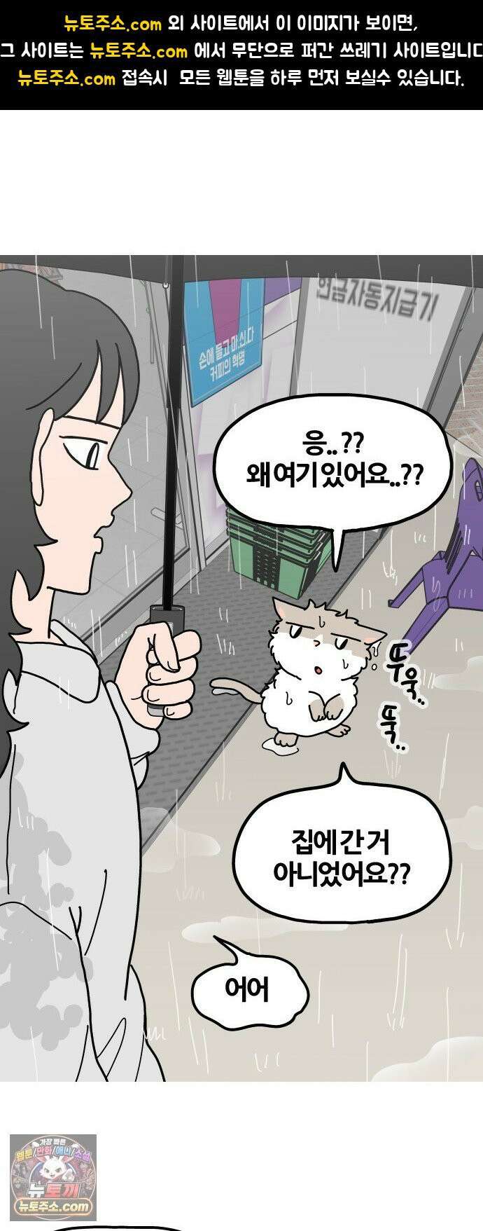 사회초년캣 10화 비오는 날 -2 1