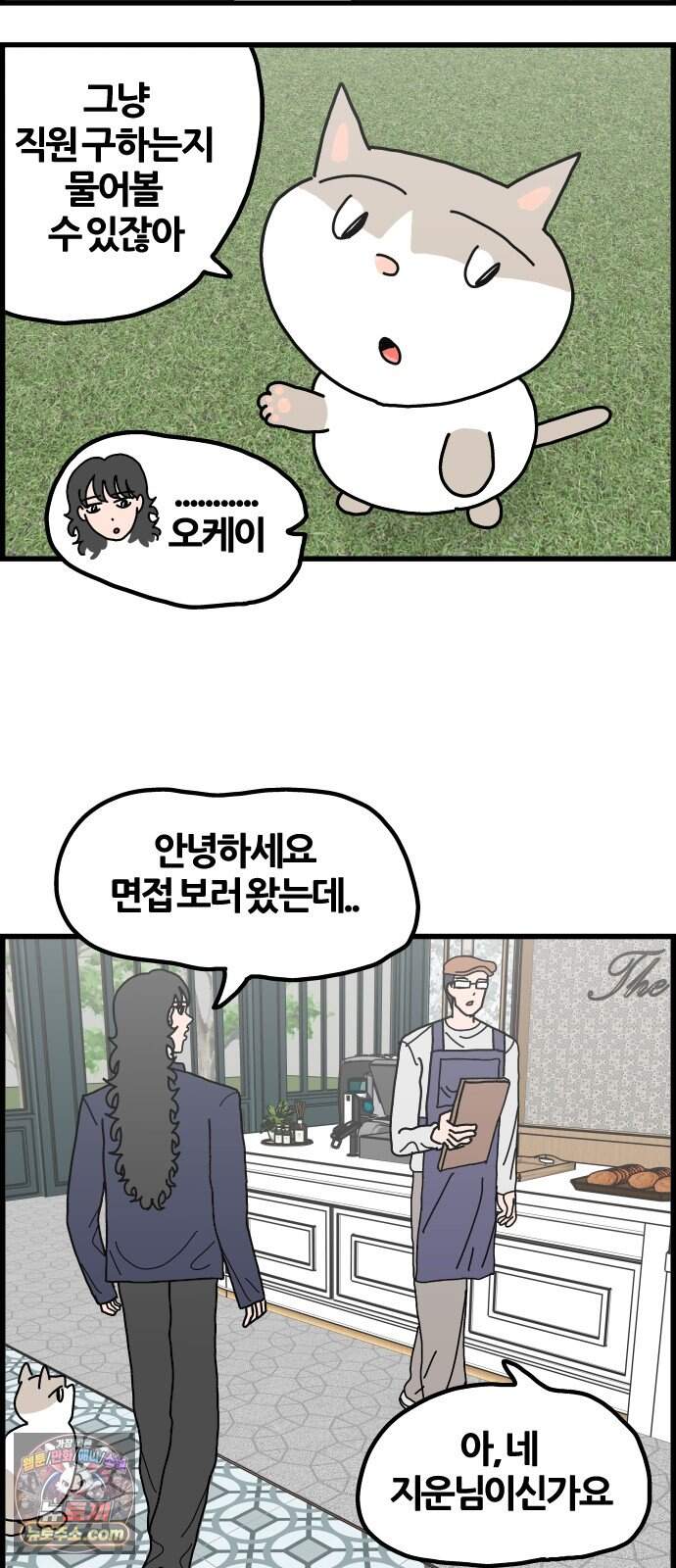 사회초년캣 30화 새 카페 3